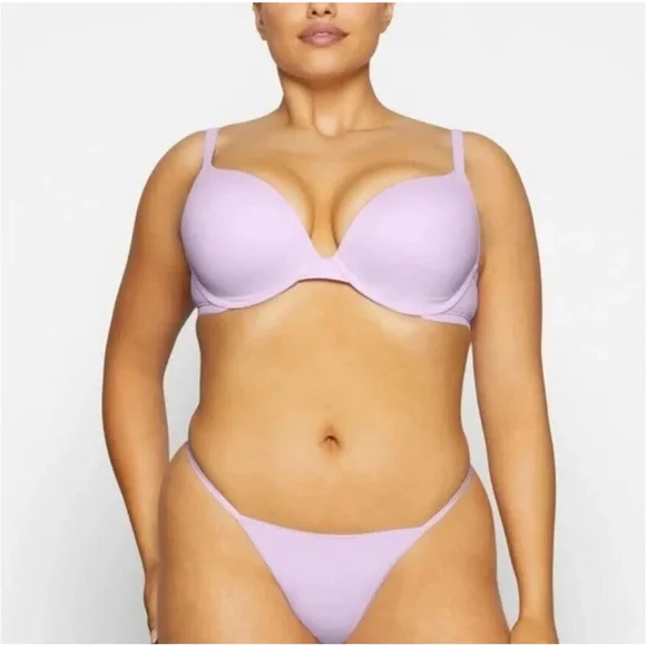 NEW SKIMS FITS EVERYBODY TSHIRT BRA SZ 44C IN SUGAR‎ PLUM ( Lavender Purple ) - Picture 4 of 4